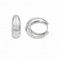PM061 – Silver Wide Chunky Huggie Minđuše