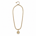 PO001G – Gold Tree of Life Herringbone Ogrlica