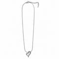 PO043 – Silver Floating Heart Ogrlica