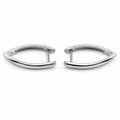 PM168 - Silver Arch Huggie Large Minđuše od hirurškog čelika