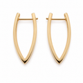 PM010G – Gold Arch Huggie Minđuše