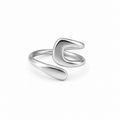 PP022 – Silver Fortune Organic Open Prsten