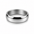 PP026 – Silver Classic Dome Band Prsten