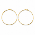 PM090G – Gold Thin Plain 54 mm Hoop Minđuše