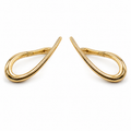 PM011G – Gold Teardrop Loop Ear Crawler Minđuše