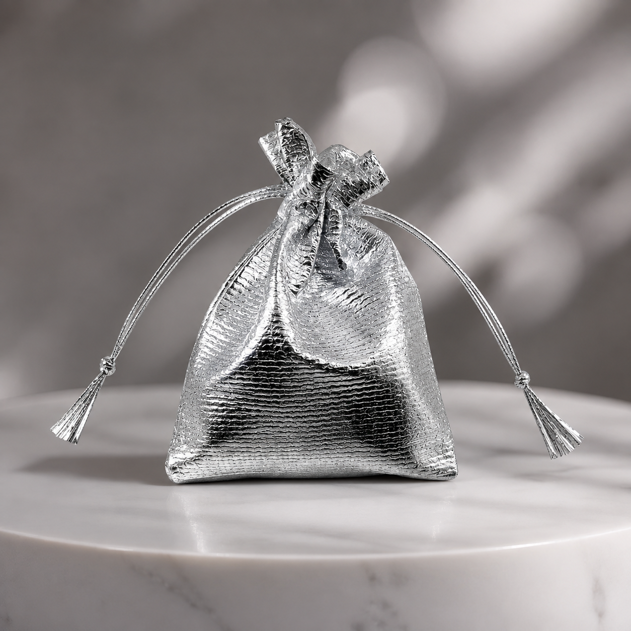 PM044 – Silver Baguette CZ Full Hoop Stud Minđuše