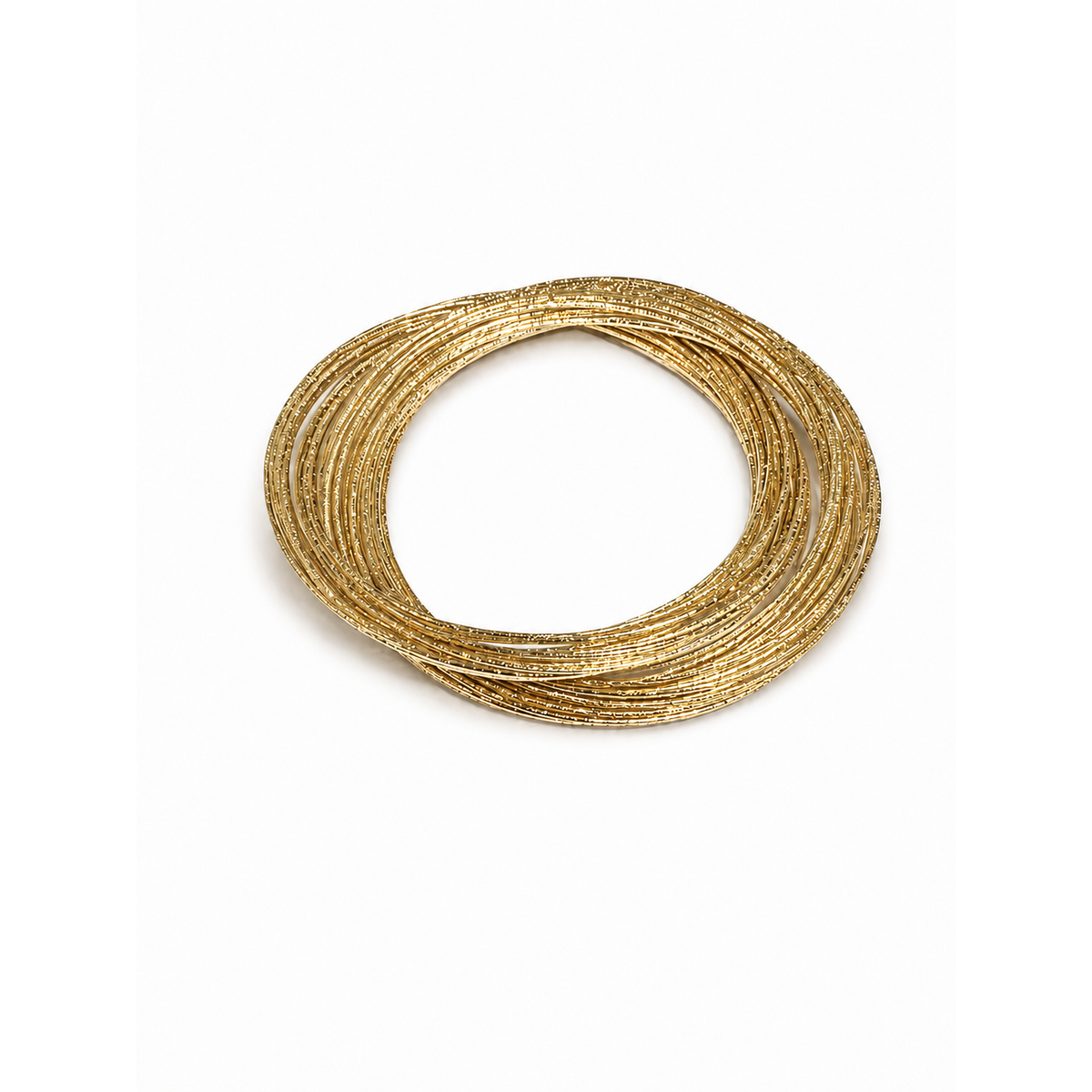 PNC005G – Gold Multi Bangle Textured Stacking Set Narukvica